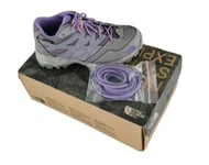 The North Face Silver Grey / Purple Hedgehog Low Walking Shoes Junior Size UK 2