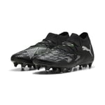 PUMA Mixte Future 8 Match MXSG Chaussure de Football, Black Silver-Fluo Green, 40 EU