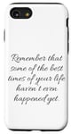 Coque pour iPhone SE (2020) / 7 / 8 Message de motivation, citation d'affirmation, pensée positive