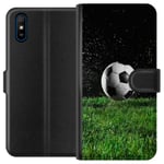 Xiaomi Redmi 9A Plånboksfodral Fotboll Action