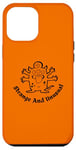 Coque pour iPhone 14 Plus Monstre orange étrange et inhabituel d'Halloween