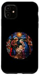 Coque pour iPhone 11 True Story Crèche de Noël Jésus Chrétien Hommes Femmes Enfants