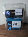 Genuine HP 301 Tri-Colour Ink Cartridge CH562EE - Expired Jan 2023