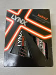 Vintage Lynx Instinct Shower Gel & Deodorant Body Spray  Boxed  Gift Set New