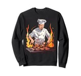 Hibachi Grill Teppanyaki Barbeque Japanese Cuisine Sweatshirt