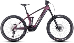 Cube Stereo Hybrid 160 HPC SLX 750 27.5 Mountain Bike 2023 Purple