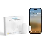 Meross Détecteur Connecté pour Portes et Fenêtres (sans HUB), Mini Capteur de Porte et Fenêtre WiFi, Compatible avec Apple Home, Alexa et Google Home, Détecteur d'Alarme Antivol, Nécessite Meross Hub