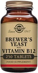 Solgar Brewer's Yeast with Vitamin B12 Tablets Food Supplement 250 Count UK