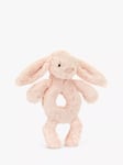 Jellycat Bashful Bunny Ring Rattle Soft Toy