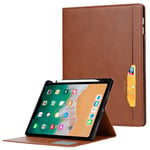 Trolsk Leather Wallet Folio (iPad mini 7/6) - Brun