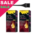 Garnier Olia 6.60 Intense Red Permanent Hair Color 2-Pack