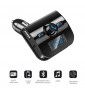 Transmetteur Bluetooth Fm Mp3 Pour "Wiko View 5 Plus" Smartphone Voiture Lecteur Kit Main Libre Sans Fil Musique Adaptateur