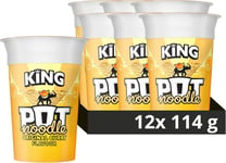 Pot Noodle Original Curry King Pot Noodle instant vegetarian snack quick to make