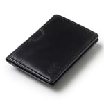 FOXHACKLE Portefeuille en Cuir avec Porte-Cartes de crédit pour Homme et Femme, Portefeuille Fin à Deux Volets avec Blocage RFID, Poche Avant Fine, Portefeuille Minimaliste, Petit étui pour Cartes