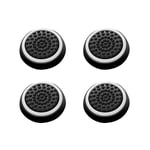 Insten® Lot De 4 Bouchons Capuchons Grip Externe Noir/Blanc Pour Bouton Joystick Stick Analogique Manette Pad Playstation Ps4 Ps3 Ps2 Xbox One Xbox 360