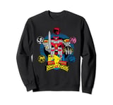 Power Rangers Megazord Retro Megazord Defender Robot vintage Sweatshirt