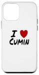 Coque pour iPhone 12 mini I Heart (Love) Cumin Culinary Chef Mexicain Indien Asiatique