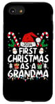 iPhone SE (2020) / 7 / 8 First Christmas As Grandma 2024 Family Matching New Grandma Case