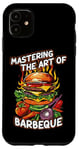 Coque pour iPhone 11 Maîtriser l'art du barbecue Grill Master