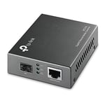 TP-Link Gigabit SFP Media Converter, Complies with IEEE 802.3ab and IEEE 802.3z, FX Port Supports Hot-Swappable (MC220L)