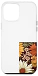 Coque pour iPhone 14 Plus Orange Boho Groovy Motif floral des années 70