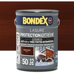 Lasure pour bois protection extrême 12 ans chêne fonçé 5L Bondex