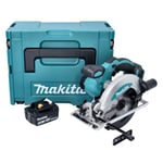 Akkupyörösaha Makita DSS 610 F1J 18 V 165 mm + 1x akku 3,0 Ah + Makpac - ilman laturia