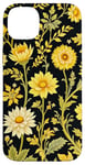 Coque pour iPhone 14 Plus Tournesols Jaune Jardin Femme Fille Fleurs Motif Amoureux