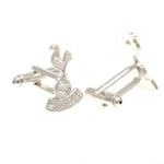 Tottenham Hotspur FC Silver Plated Formed Crest Cufflinks