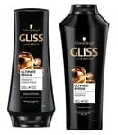 Schwarzkopf Gliss Kur Hair Repail Ultimate Repair Shampoo400ml/Conditioner 200ml