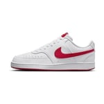 Nike Court Vision Low Next Nature M White/university Red, storlek 45½