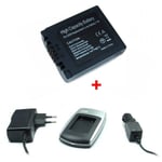 Chargeur + Batterie CGA-S006 pour Panasonic Lumix DMC- FZ7, FZ8, FZ18, FZ28