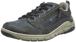 MUSTANG Homme 4160-301 Basket, Bleu, 45 EU