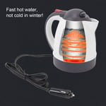 Stainless Steel Electric Water Kettle Tea Coffee Pot 1200W 1L For Travel Car