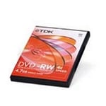 TDK DVD-RW 4.7 GB – Pack of 1