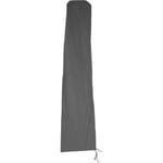 Housse de protection HWC pour parasol déporté 4,3m/3x3m, fermeture éclair ~ anthracite