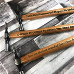 Engraved Hammer Gift For Boyfriend Novelty Gift Ideas Anniversary Gifts For Him