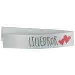 Label Lillebror Hvit - 1 stk