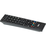 vhbw Télécommande compatible pour Toshiba 26AV605PR, 26AV607P, 26AV607PG, 26AV613D, 26AV615D, 26AV615DB télévision, TV - télécommande de rechange