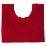 Sealskin Doux, Tapis de Contour WC, Polyester, 45 x 50 cm, Rouge