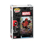 Figurine Funko Pop Comic Cover Marvel Deadpool in Black Suit