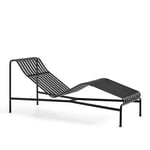 HAY - Palissade Chaise Lounge, Anthracite - Aurinkotuolit ja aurinkosängyt - Ronan & Erwan Bouroullec - Metalli