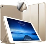 Coque Ipad Mini, Coque Ipad Mini 2, Coque Ipad Mini 3, Étui Ipad 1/2/3 Case Housse De Slim Fit Léger [Veille/Réveil Automatique] Souple Bumper Cover Pour Apple Ipad Mini 1 2 3 (Or)[Coq102857]