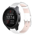 Garmin Forerunner 245 aito nahkakellon ranneke - Valkoinen