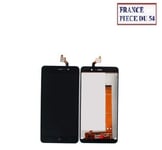 ECRAN LCD + VITRE TACTILE pour WIKO LENNY 4 PLUS NOIR (#A90#)