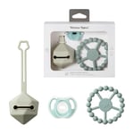 Tommee Tippee Silicone Comfort Gift Set Ultra-Light Soother, Carry Case & Teething Ring 0-6m+