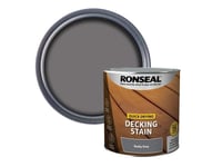 Ronseal Quick Drying Decking Stain Rocky Grey 2.5 litre RSLQDDSRG25L