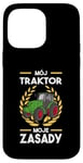 Coque pour iPhone 14 Pro Max Farmers My Tractor My Rules Mój Traktor Mon Zasady Tractor