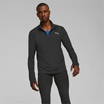 PUMA Run Favorite Zip 1/4 M T-Shirt Performance Homme, Noir, M