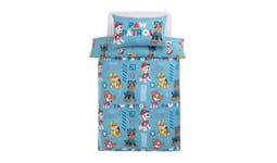 PAW PATROL 'Chevron' Duvet Cover Bedding Set Blue SINGLE